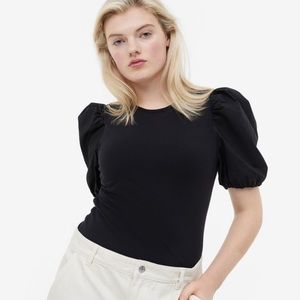 Puff sleeve top